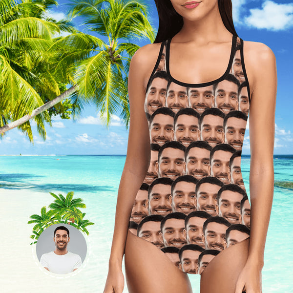 Custom Bathing Suit Photo Swimwear Custom Face Swimsuit – Giftlab