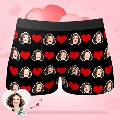 Face Boxer Custom Boxers Valentine's Gifts for Him - 5 Colors – Giftlab  Canada