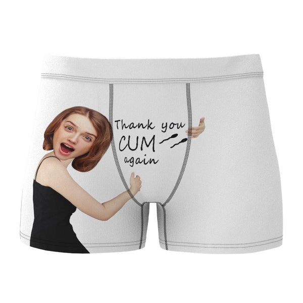 Personalized Funny Face Underwear Romantic Valentines Day Gift For Husband  -  - Up to 50% Discount - Free Delivery