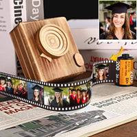 Personalized Camera Film Roll Photo Album, Custom Souvenir Gifts with  MultiPhoto For Kids Family Lover